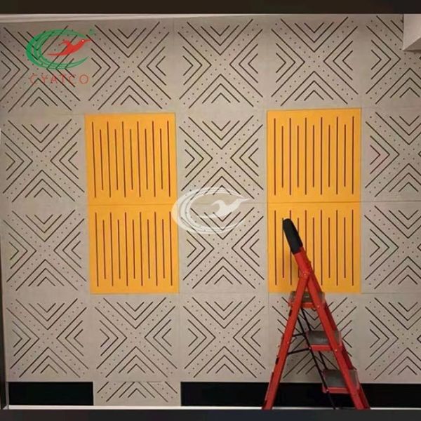 Polyester Fiber Felt Wall Panels Multipurpose Practical Eco Friendly