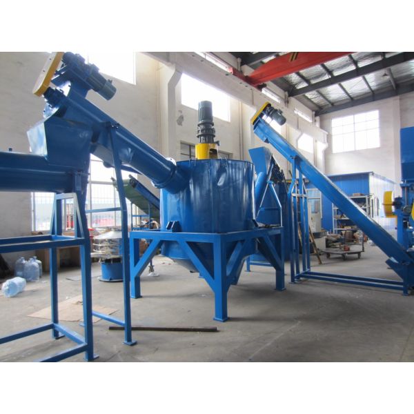 Plastic Film Woven Bag Washing Recycling Plant With Dewater Machine