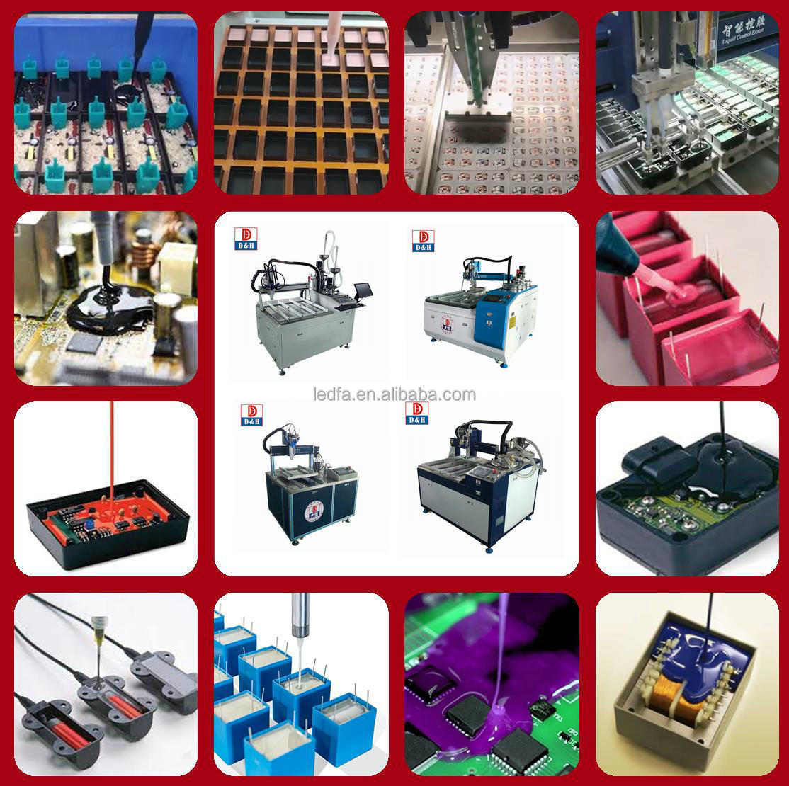 High Speed Full Automatic Glue Dispenser Machine for Tank B 10L or Customized Capacity
