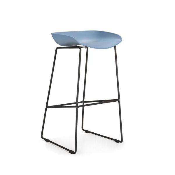 Quality Fixed Bistro Bar Table And Chairs Backless Counter Stools OEM for sale