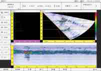 C-scan of welds
