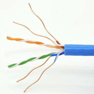 China Cat6 Ethernet Cable 1000ft 23AWG Insulated Solid Bare Copper Wire UTP Unshielded on sale