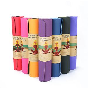 China Antistatic 183CM Workout Yoga Mat Natural Pilates Large Outdoor on sale