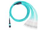 LC UPC 12 Core MPO MTP Cable OM3 Mulit Mode Network Fiber Optical Patch Cord