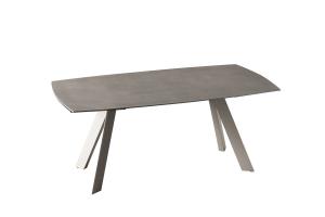 China ceramic  Elegant Extendable Dining Table Seats 6 - 8 People on sale
