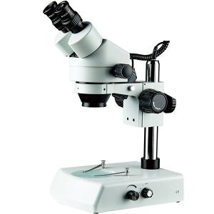 China Zoom microscope stereo microscope upper and lower light Interpupillary Distance adjustment on sale