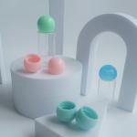 Recyclable 18mm Colorful Globular Screw Plastic Cap For Bottle Custom Order