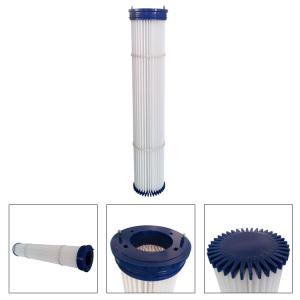 China PU Top Pleated Filter Cartridge , Polyester Media Synthetic Air Filter  on sale