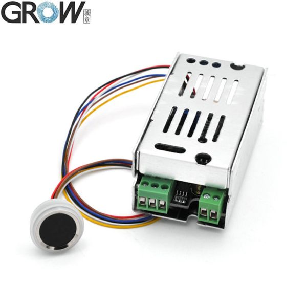GROW K215-V1.3+R502-F Self-locking Relay Output DC10-30V Fingerprint Control Board+R502-F Waterproof Small Fingerprint Module
