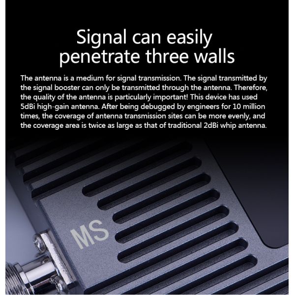 High Gain 80dB GSM Mobile Signal Repeater With ALC AGC Function