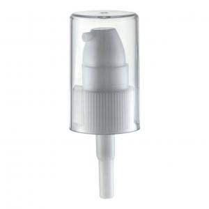 China Full Flat Cover Plastic Treatment Pump for Skin Care Fast Delivery 18/410 Cream Pump Spray on sale