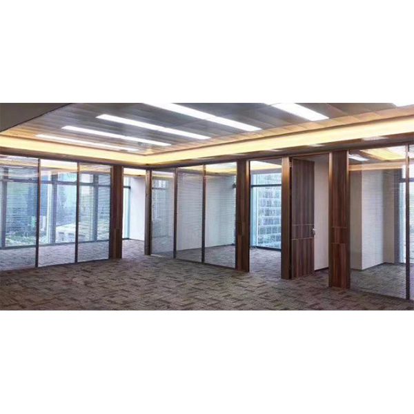 Fixed Detachable Office Partition Wall Panels With Shutter 4500mm