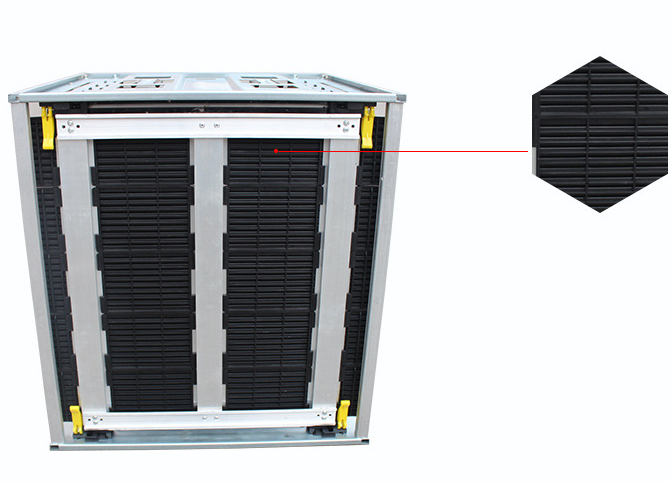 PCB Storage Cleanroom ESD Circulation SMT Magazine Rack Anti Static For PCB