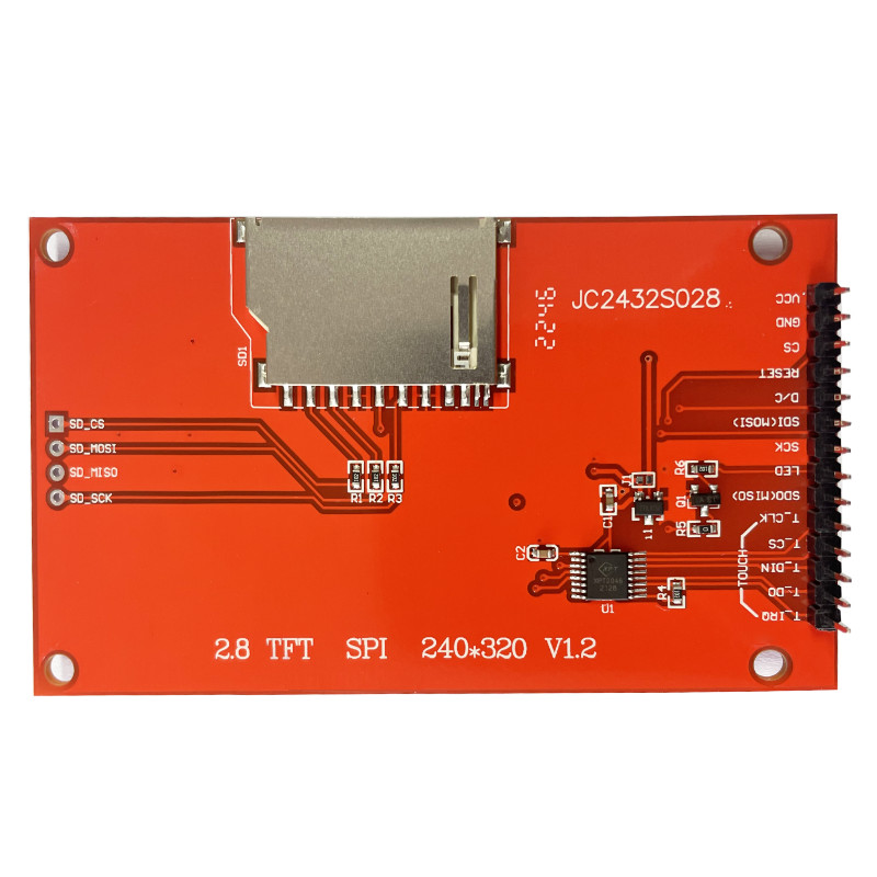 2.8 Lcd Module SPI Display Module 240*320 2.8 Inch Ili9341 Spi Tft Lcd Display