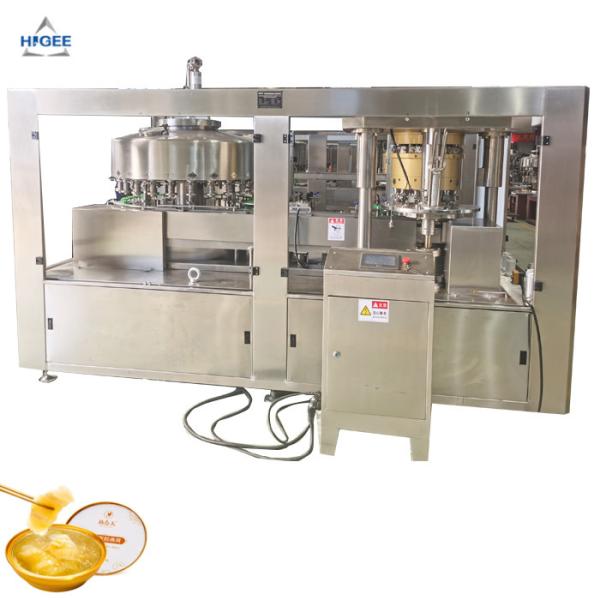 Bowl type automatic cubilose liquid filling sealing machine small canning