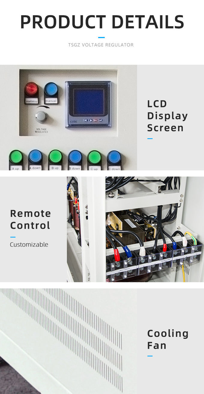 Touch Screen HMI TSGC2 SVC Three Phase Voltage Regulator