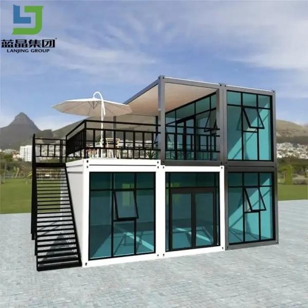 Quality High Load Bearing Capacity Flat Pack Container House Aluminum Alloy Window Modular Structure for sale