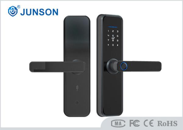 Quality Zinc Alloy Metal Anti Thief Fingerprint Password Lock Tuya Smart Home Door Lock for sale