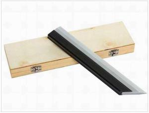 China Carbon Steel Metal Measuring Tools 200 MM  Knife Straight Edges Rulers on sale