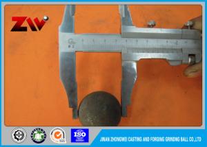 Low breakage rate cast iron and forged grinding balls for ball mill media