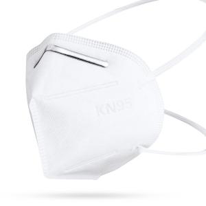 Non Woven KN95 Face Mask Dustproof Anti Fog Breathable 95% Filtration
