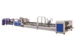 Fully Automatic Folder Gluer Machine, inline stitcher or strapper unit as option