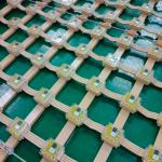 SPI/DMX Control Mode Transparent LED Mesh Screen Waterproof For Shopping Mall