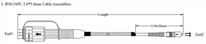 SC Connector FTTA Fiber Optic Patch Cord Fiber Optic Cable Assemblies