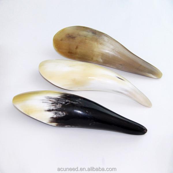 Quality Medium Agate Buffalo Horn Massage Tool Scraping Gua Sha Horn for sale