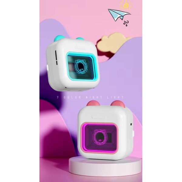 Rechargeable Wireless Mini Inkless Printer Sticker USB C Lightweight