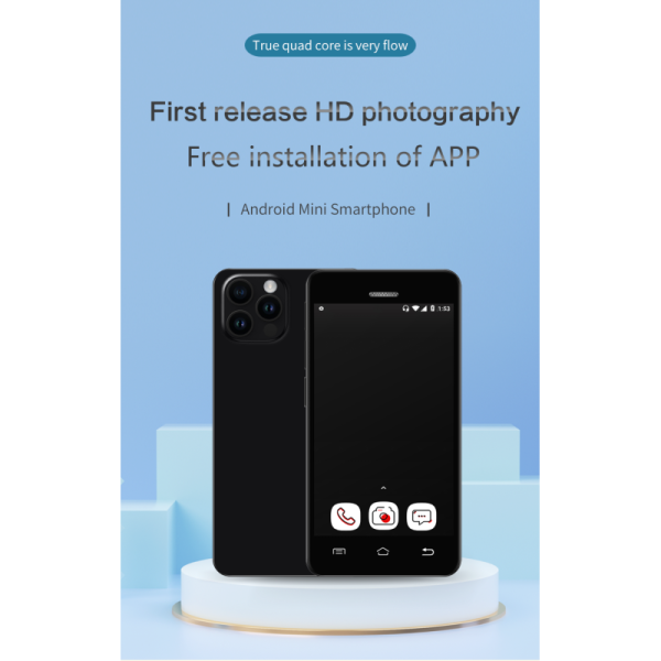S9 Pro Mini Android8.1 Smart Phone 3.0'' Display 2+16GB 3.5mm Jack 3G