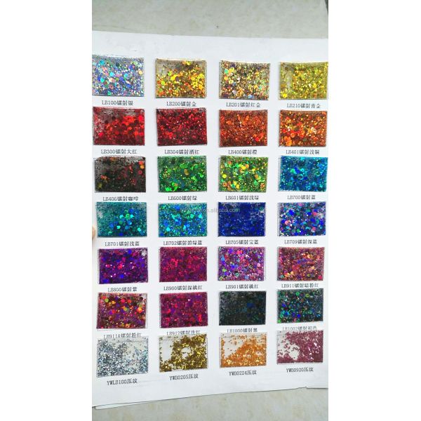 Mix and Match to Create Excellent Nail Art Effect Glitter Powder With Chunky Glitter for Resin Tumbler