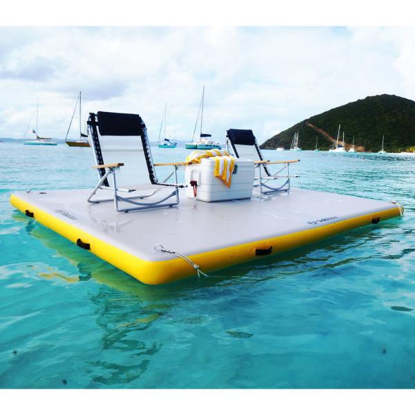 Quality 4 Person Leisure Floating Dock 2.9m Inflatable Water Platform for sale
