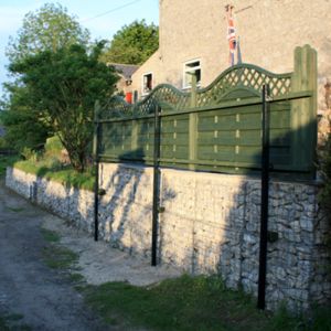 Buy cheap 1*1*0.3m Hot Dip Galvanized Welded Gabion Baskets Wire Fencing With Spiral Ring For Garden Decoration product