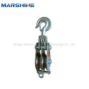 Iron Wire Rope Pulley Tackle Wheel Hoisting Block Customization