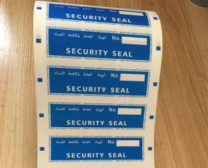 China Custom Printed Tamper Proof Security Labels Tamper Evident Void Labels on sale