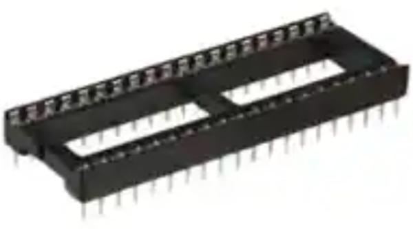 Quality 243-40-1-06 40 Pin IC Socket DIP Surface Mount IC Socket 0.6" Tin Through Hole for sale