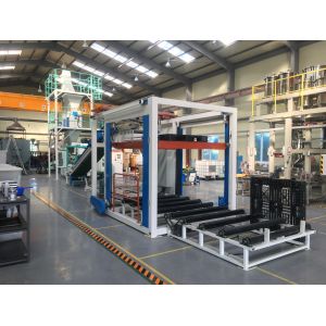 0.5mpa 0.7mpa Air Source Automatic Bag Palletizing Machine 500bags/Hour