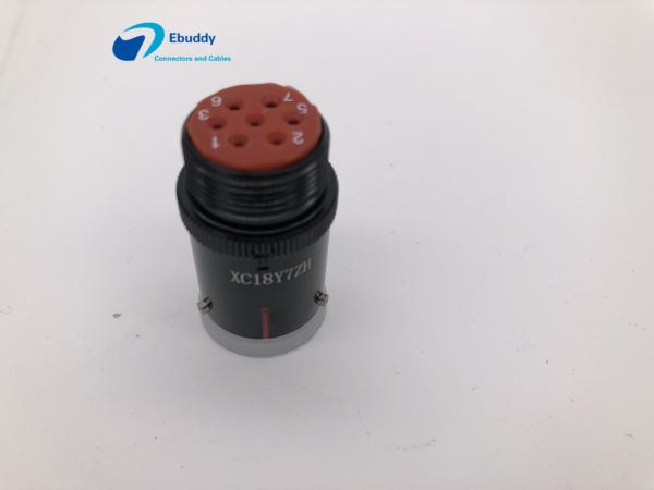 Quality Low Voltage Circular Cable Connectors 7 Pin Straight Plug XC18Y7ZH Durable for sale