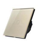 EU Standard Remote Control Switch 1 Gang Smart Wall Touch Light Switch LED