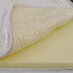 Customizable Push 4 Inch Memory Foam Topper Square And Foldable