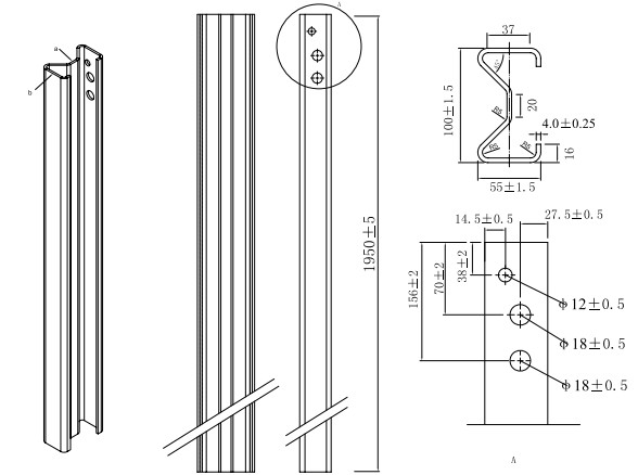 Three Waves W Beam Steel Highway Guardrail Roll Former