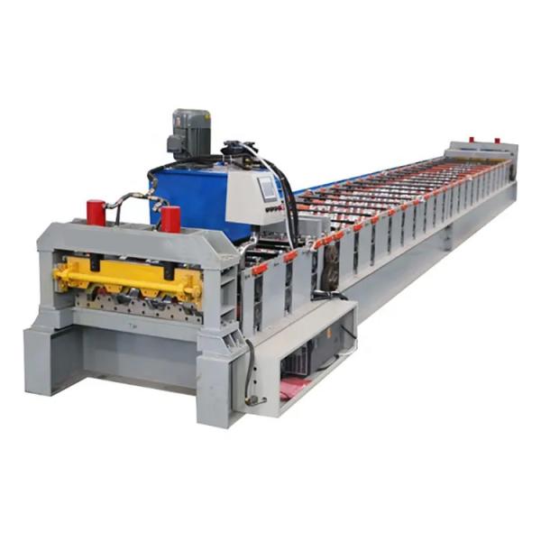 Quality Galvanized PPGI Double Layer Roll Forming Machine With Hydraulic Cutting 8-15m/Min for sale