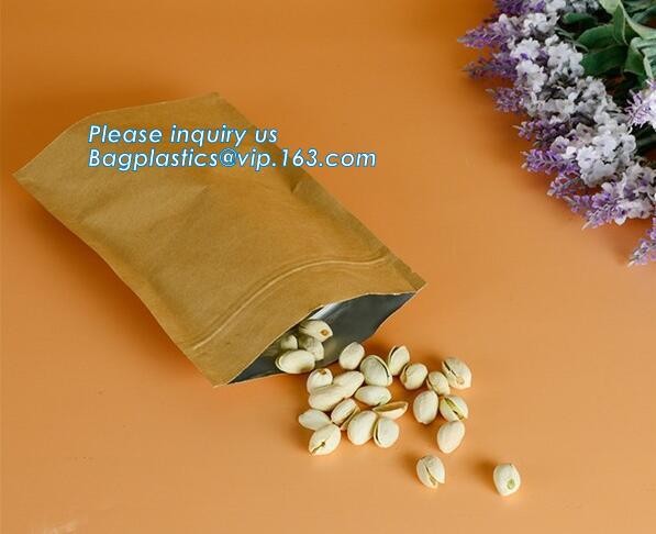Custom Printing Recycled Brown Kraft Paper Bags,Custom Printed Factory Glassine Paper Bread Small Brown Bag, bagease