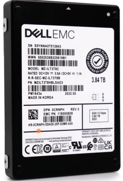 Quality Samsung PM1643a 3.84TB SAS 128gb SSD HDD Hard Drive For Server MZILT3T8HBLSAD3 for sale