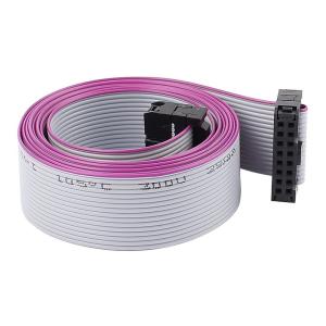 China 2.54mm Pitch 16 Pin IDC Ribbon Cable 16 Way Female Connector 20 Cm 7.9 Inch on sale
