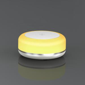 Newest Popular Design Portable Wireless Charging Atmosphere Lamp Charging Pad Wireless Charger 15W Phone Quick Charger