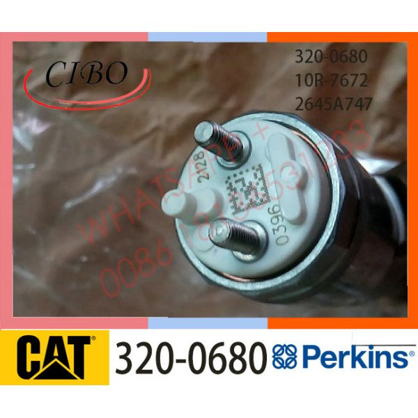 2645A747 /326-0680 10R-7672 diesel fuel injector 323D for excavator engine C4.4 &C6.6 , oriignal injector