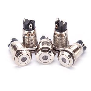 Buy cheap Latching Waterproof Telemecanique Push Buttons Self Locking 12mm product