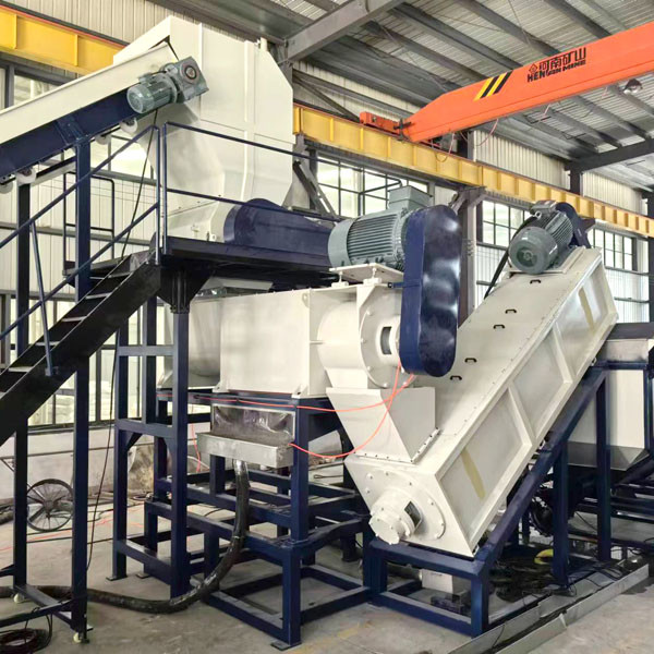 Customized Plastic Film Washing Line 500kg/Hr Plastic Crushing Machine Automatic
